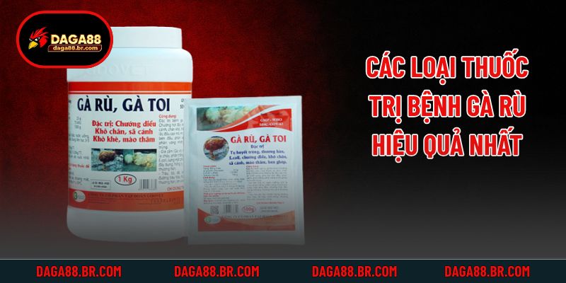 Các loại thuốc trị bệnh gà rù hiệu quả nhất